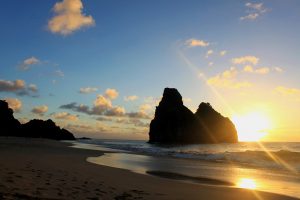 Por do sol em Fernando de Noronha