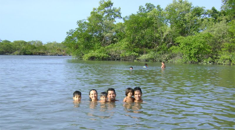 Banho de rio - pequenos lençóis - Raposa/MA