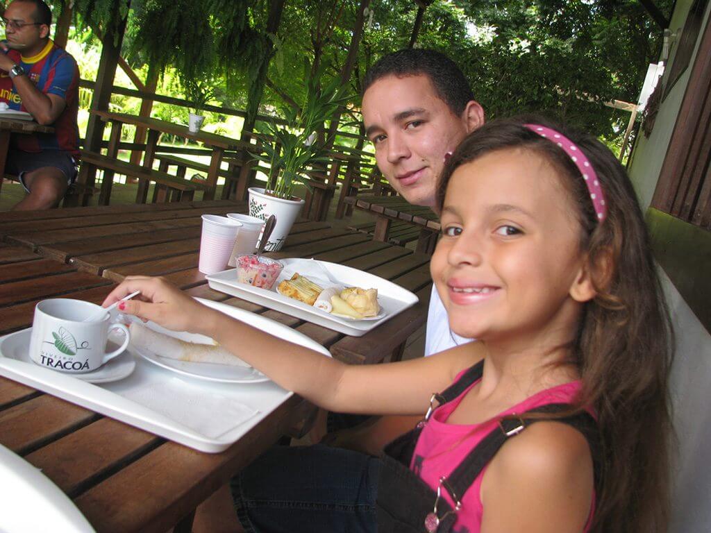 Café da manhã no Viveiro Tracoá - São Luís