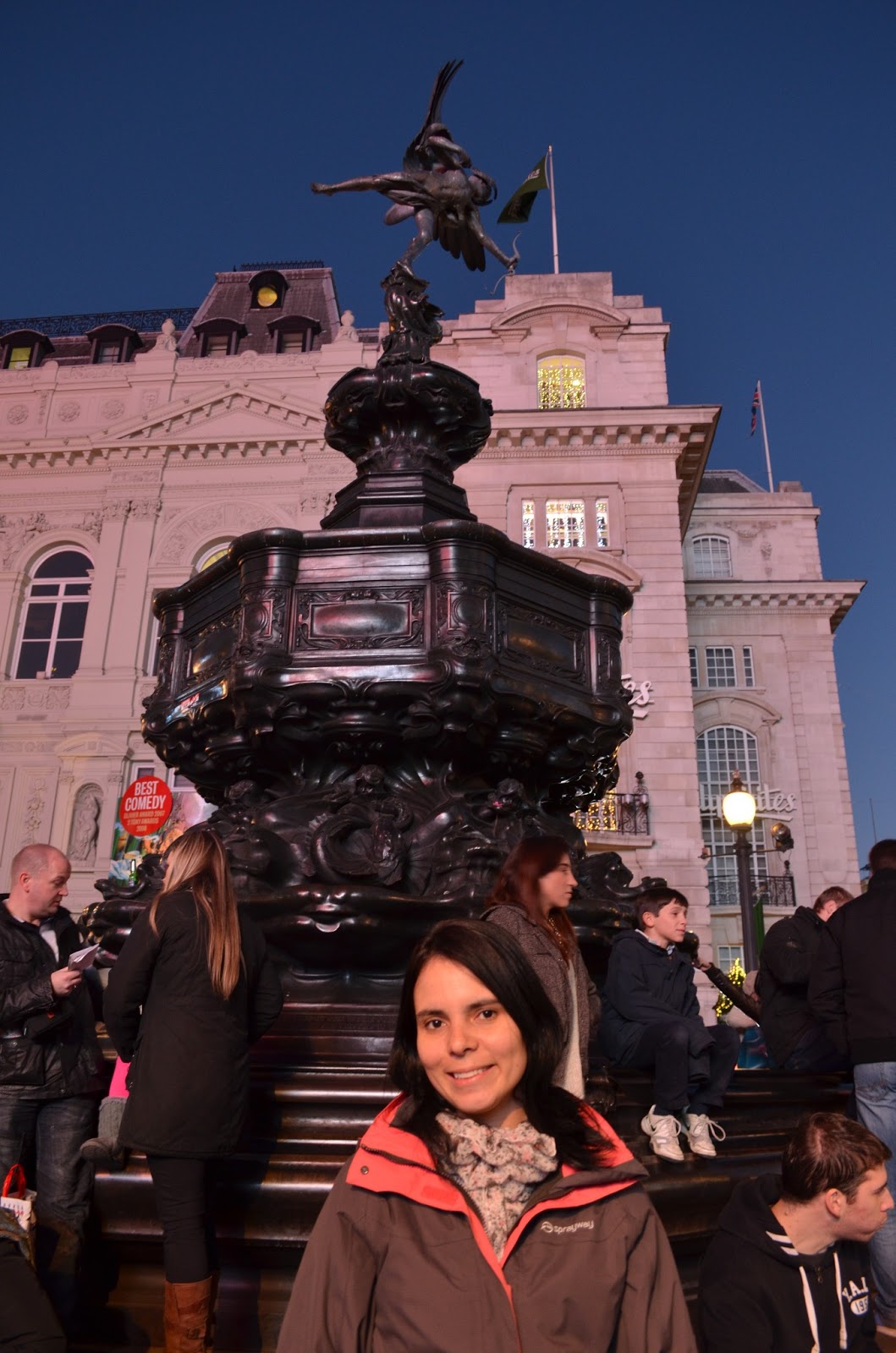 Estátua de Anteros na Piccadily circus