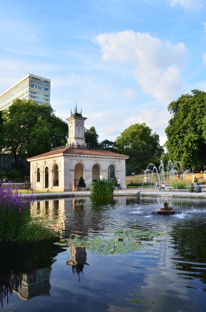 Jardim Italiano em um dos parques de Londres