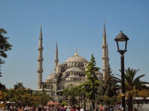 Mesquita otomana em Istambul, Turquia.