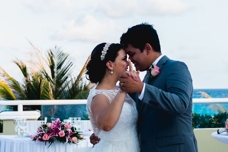 Nossa primeira dança - destination wedding cancun