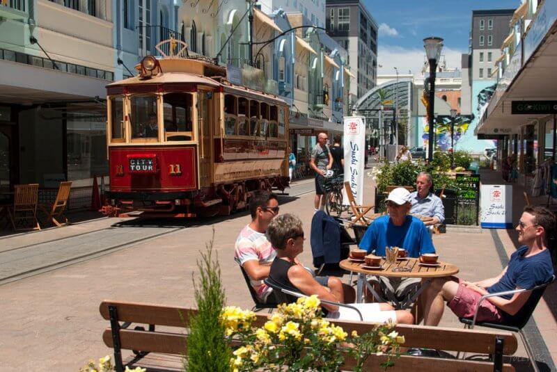 City Tour no trem - Uma das atrações imperdíveis de Christchurch. 