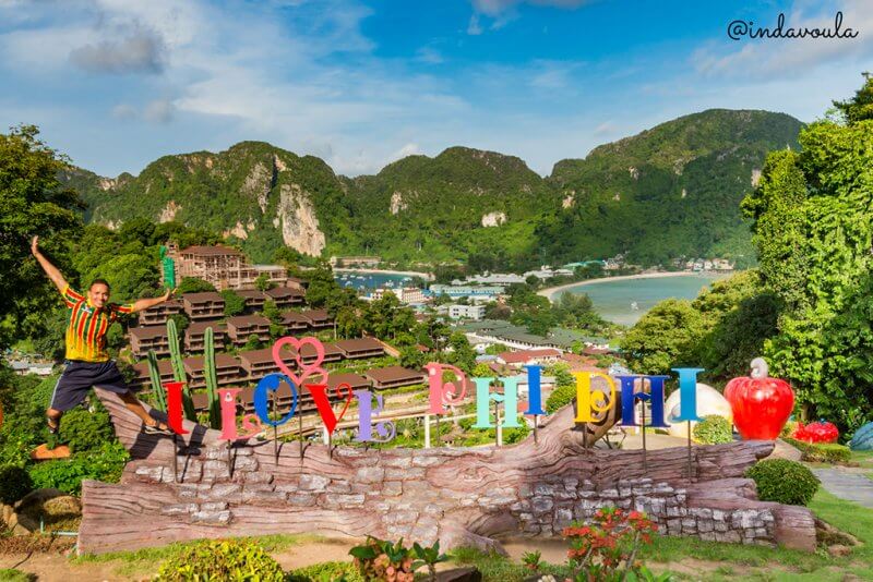 Manhã de sol, no período chuvoso em Koh Phi Phi