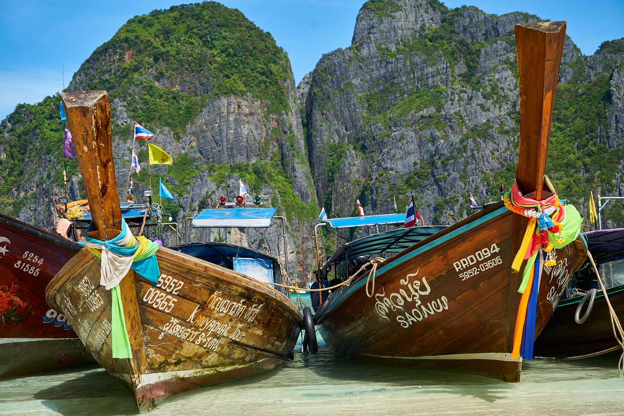 viajar para a tailândia - barcos