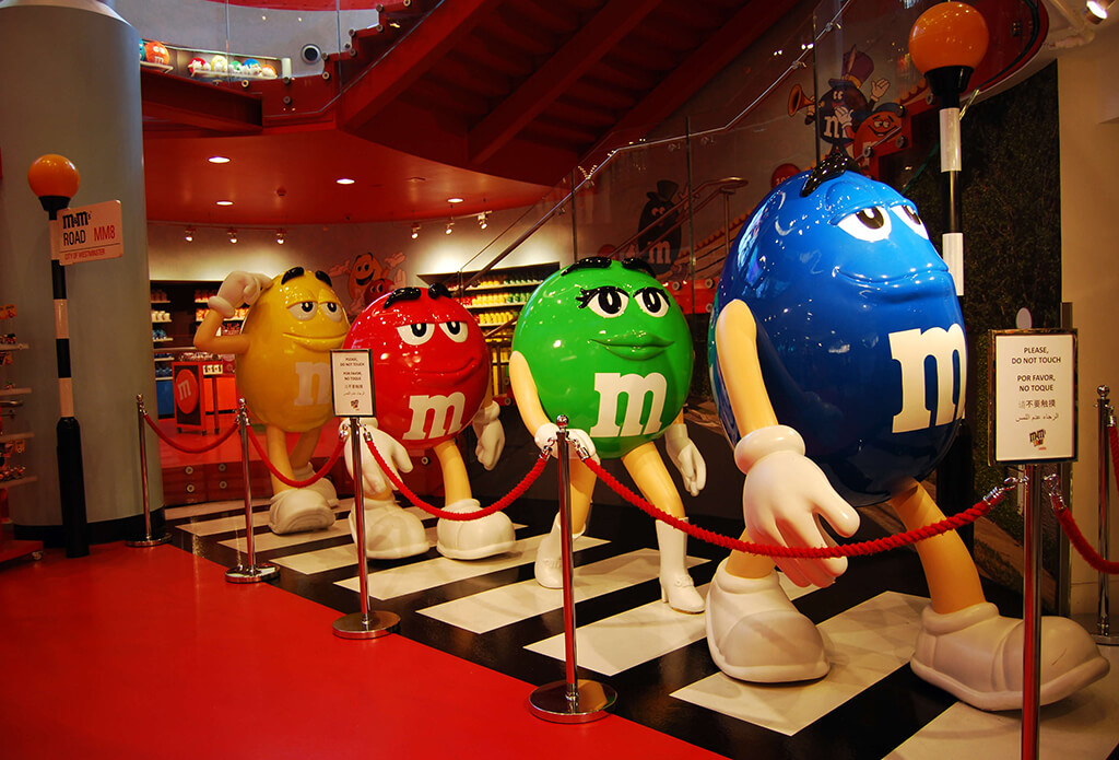 loja da m&m's em londres