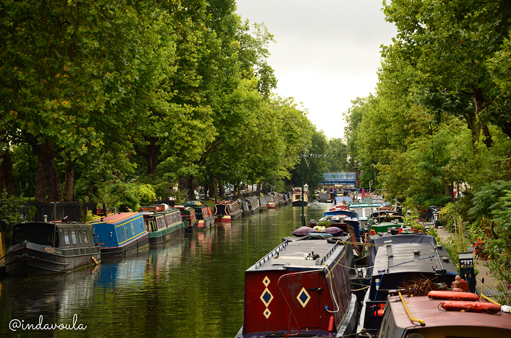 Casas-barco em Little Venice, locais incríveis em Londres