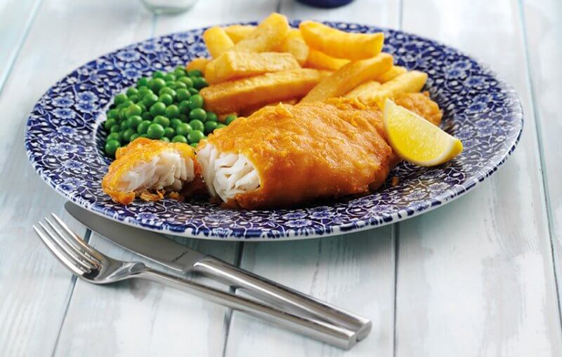 Comer barato em Londres - Wetherspoon - Fish ans chips