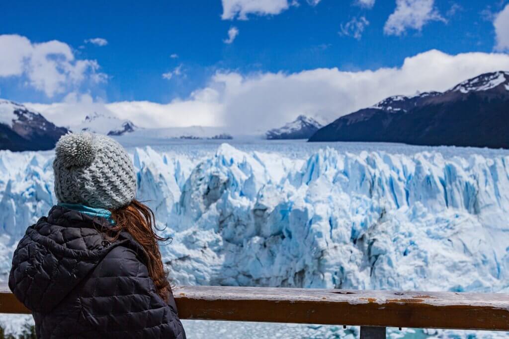 Geleiras glaciares de Perito Moreno na Patagônia Argentina