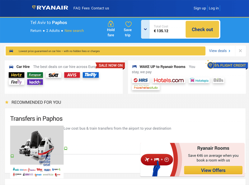 Comprar passagem low cost na Ryanair 00001