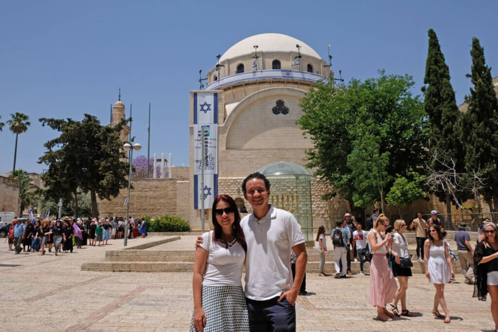 Mesquisa na cidade antiga de jerusalém