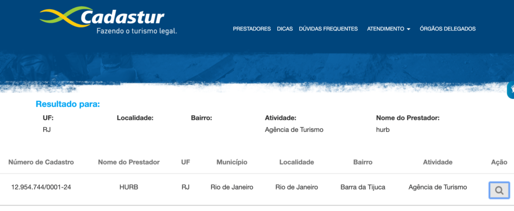 cadastur hurb é confiavel