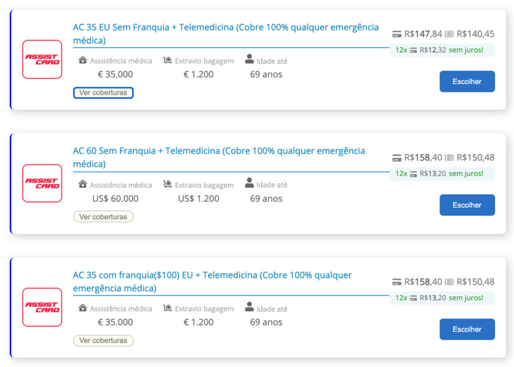 Seguro Viagem com cobertura para Covid com a Assist Card.