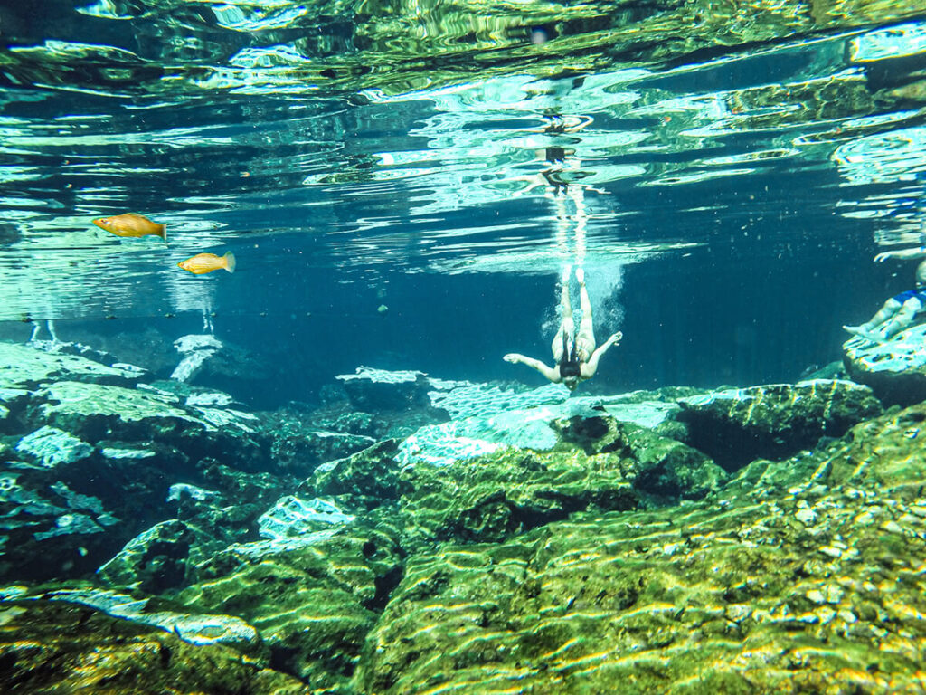 Cenote Azul em Cancún