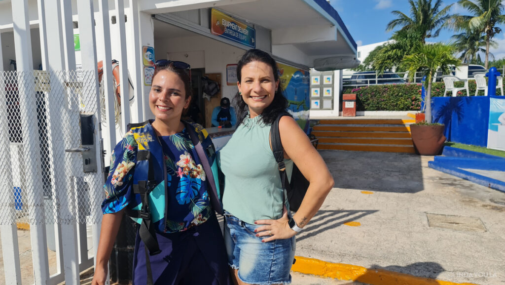 Eu e a Lilian, sócia da Cancuners