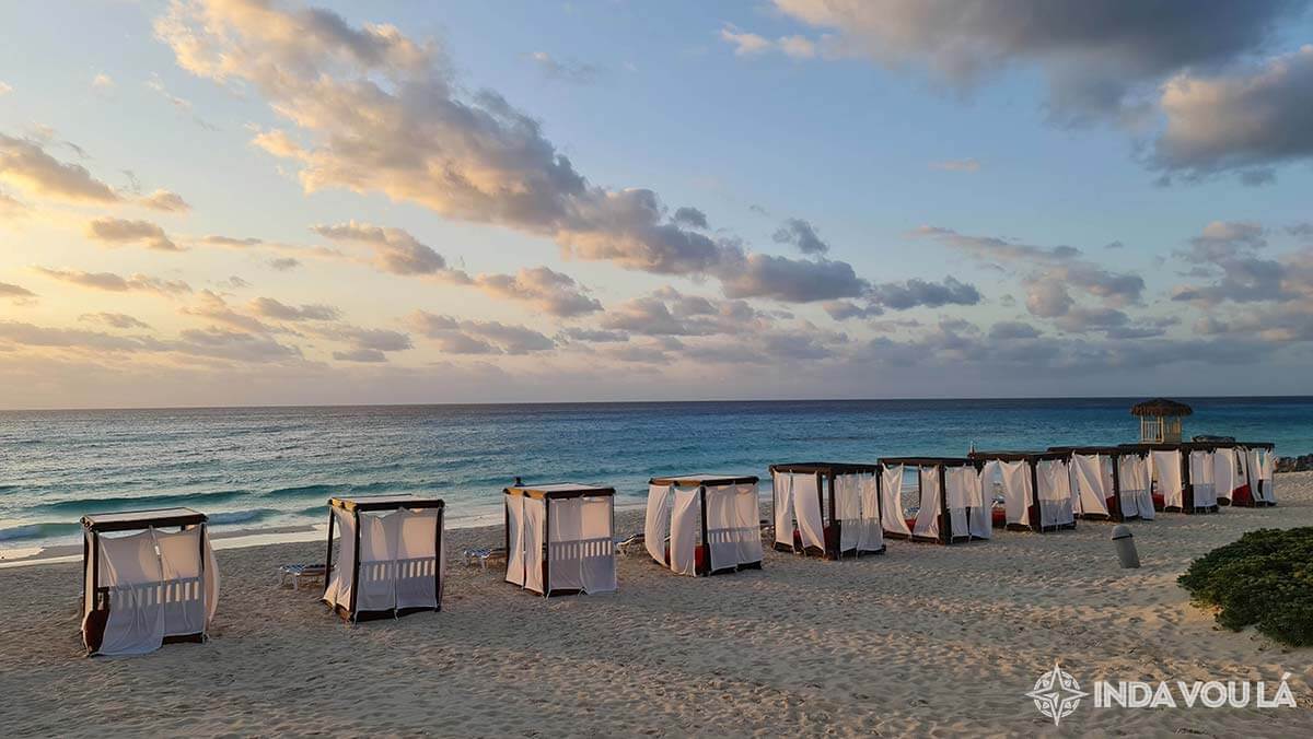 vista do quarto no grand park royal cancun