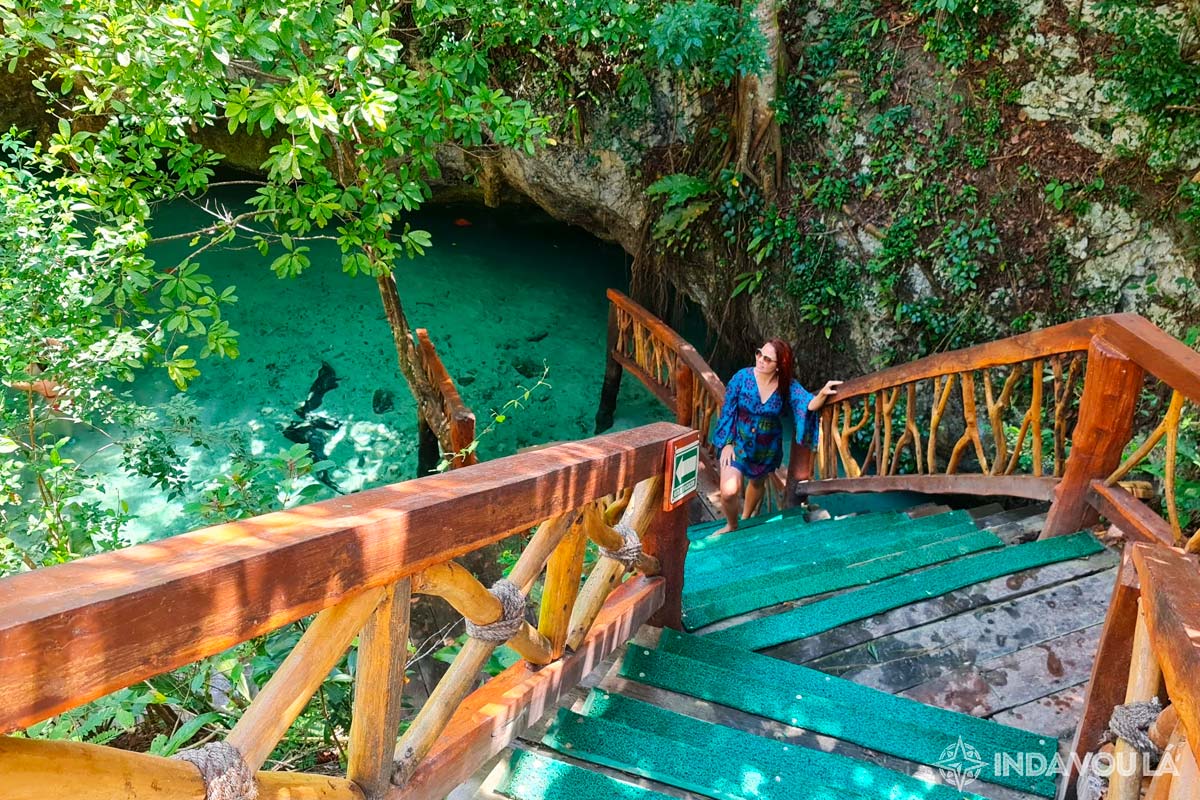 um dos lugares mais bonitos que já fui é o gran cenote