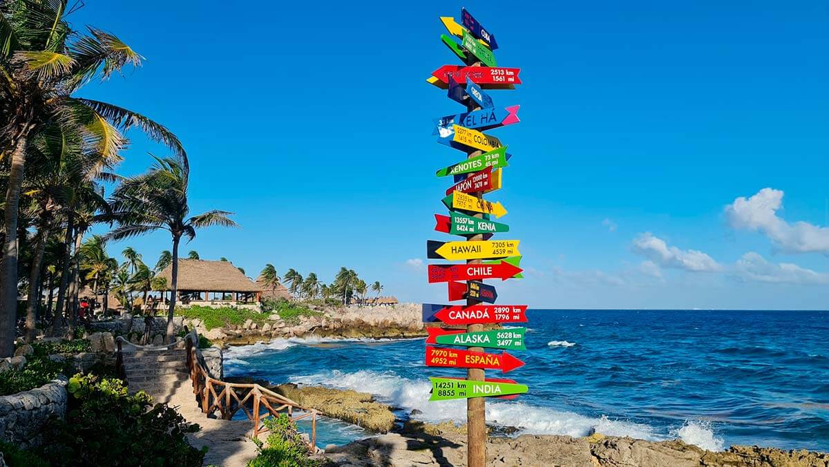 placas do xcaret park