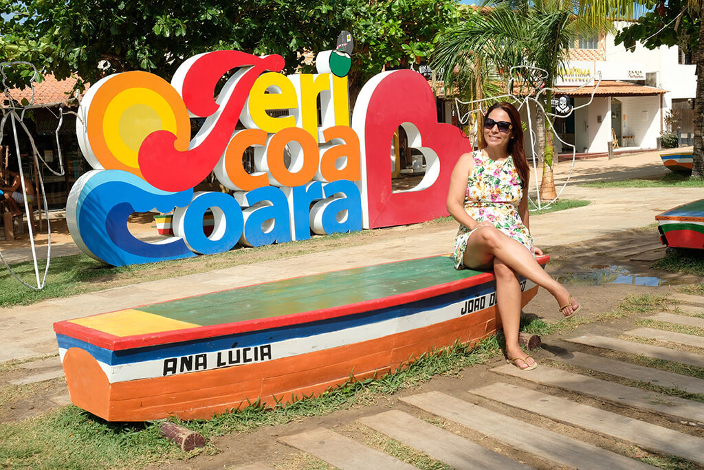 Alegria das cores na cidade de Jericoacoara