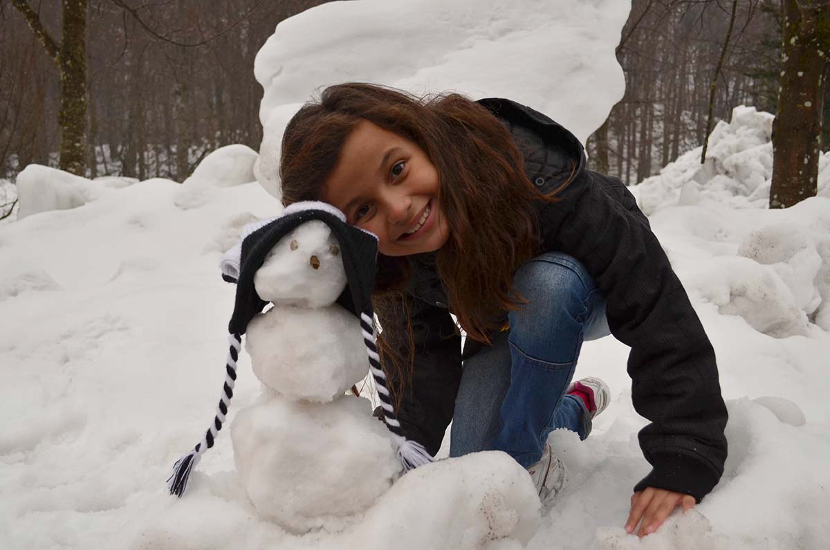 Primeiro Boneco de Neve na Croácia