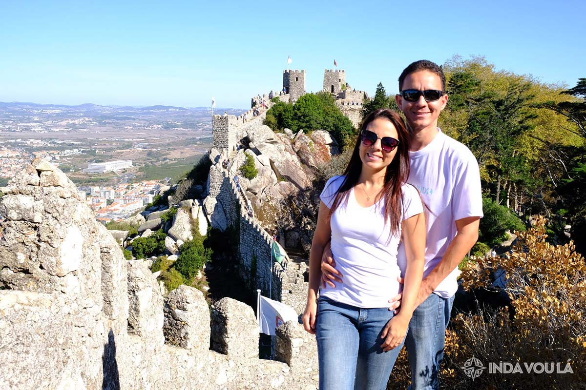 Casal panda em Portugal, um dos países mais baratos da nossa miagem de volta ao mundo