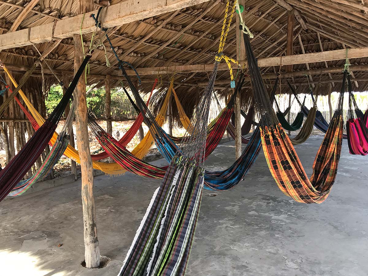 Redário nos restaurantes dos Lençóis Maranhenses