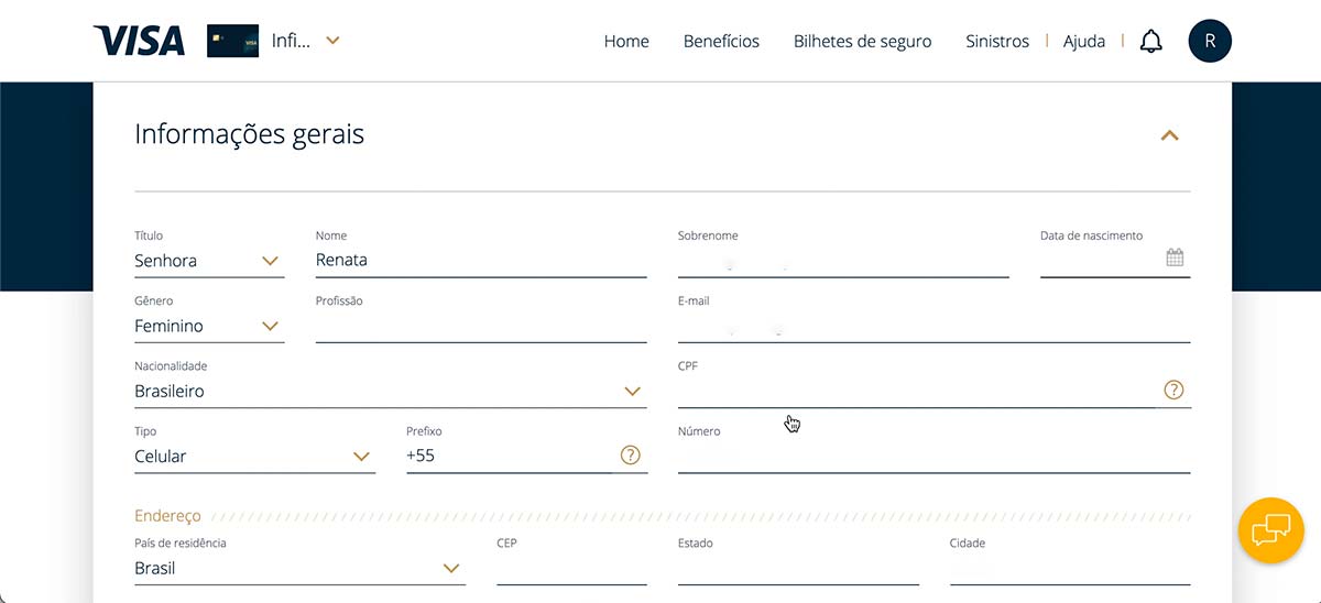 Informações Gerais Visa