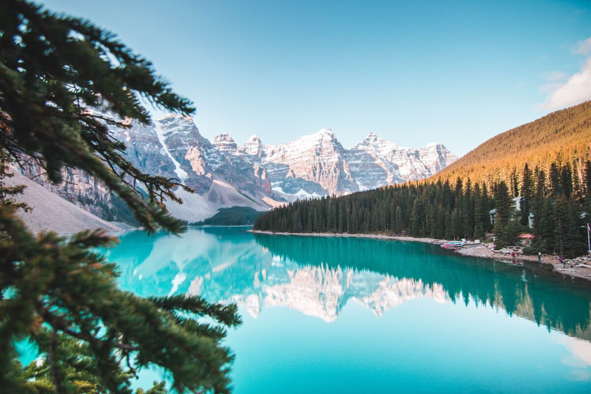 beautiful view of moraine lake