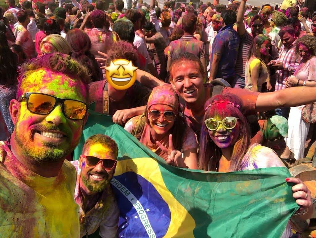 Brasil no Holi Festival