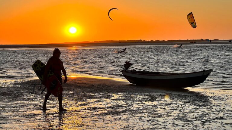 por do sol em atins maranhao