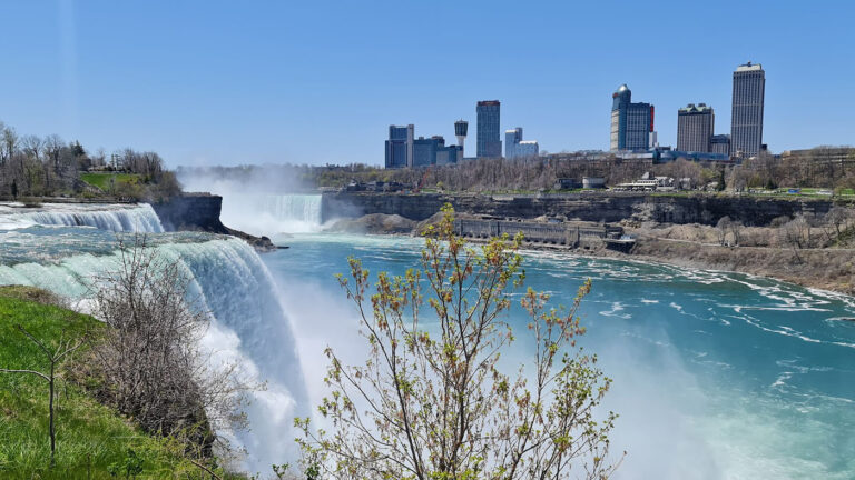 vista do Canadá a partir do lado americano