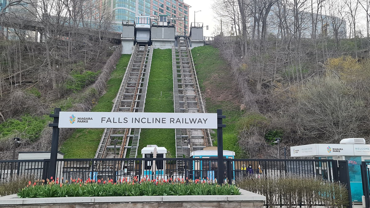 funicular canadense da catarata de niagara